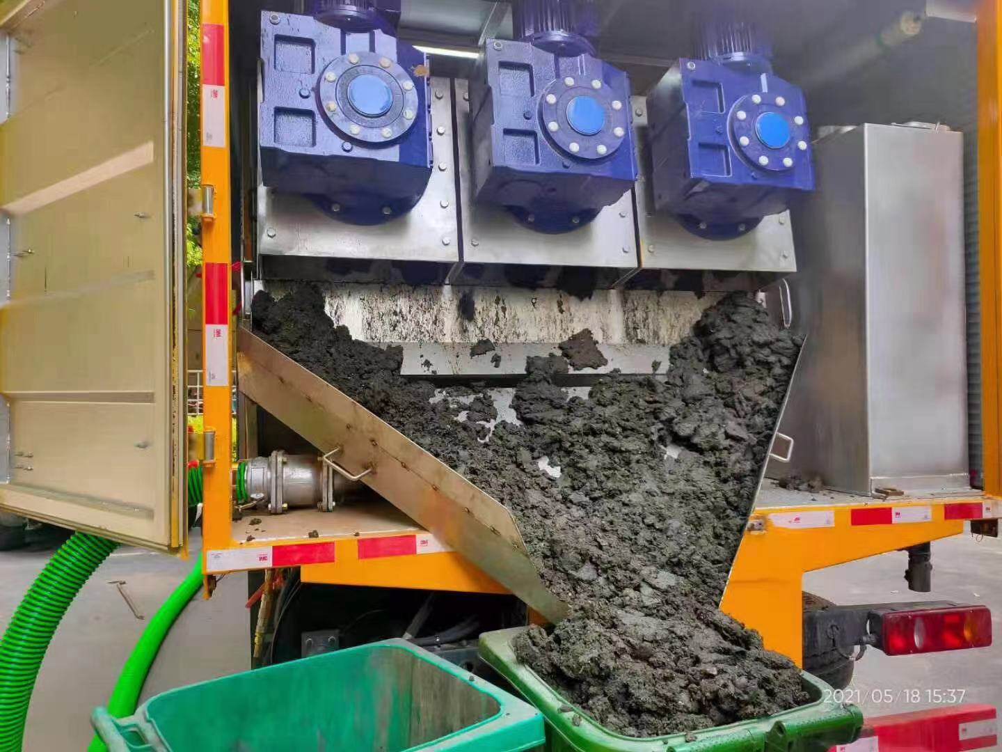 富民化粪池清掏城市维护站-泥浆净化干湿分离处理